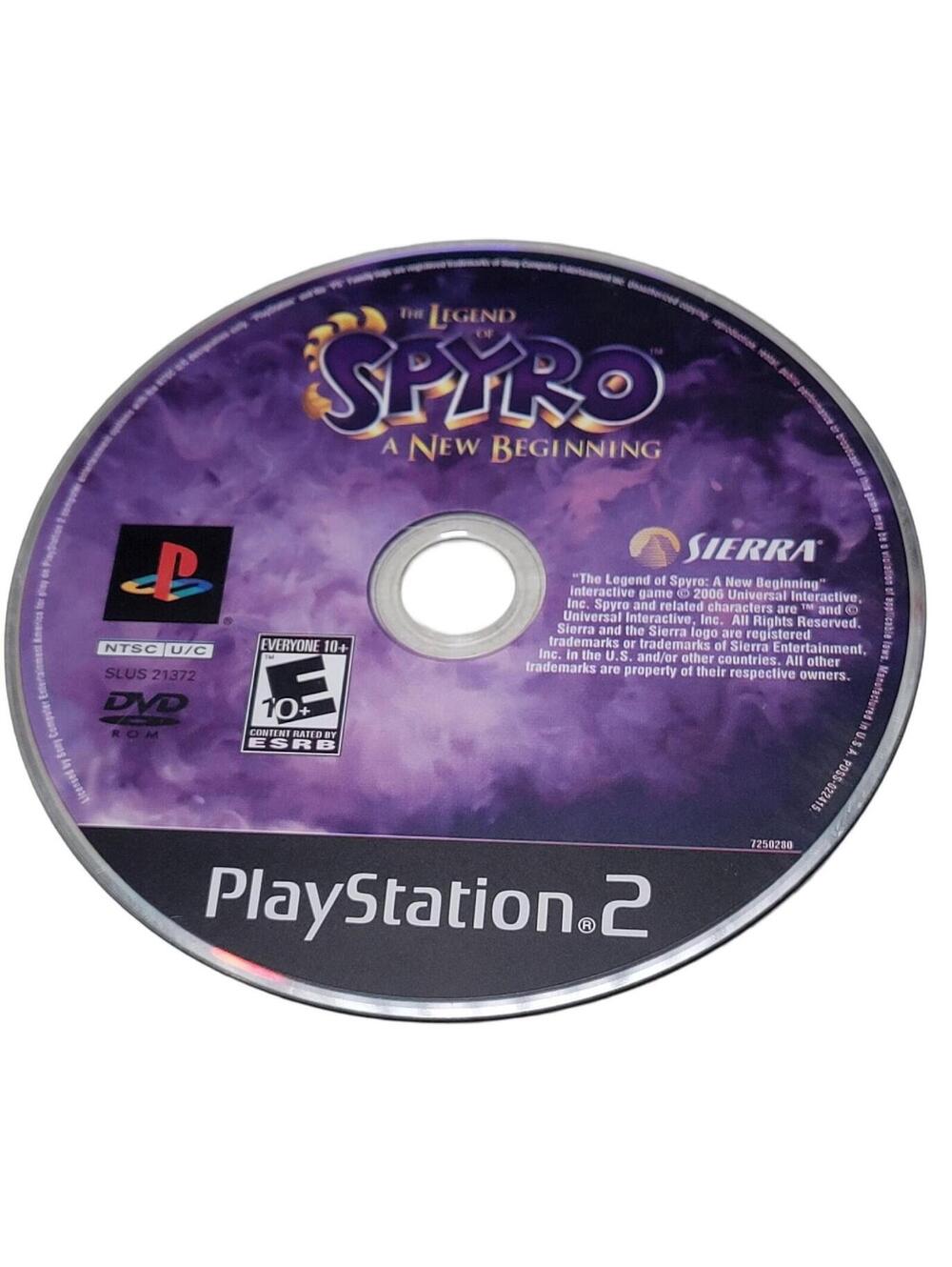 The Legend of Spyro: A New Beginning  (Sony PlayStation 2, 2006) Disc Only